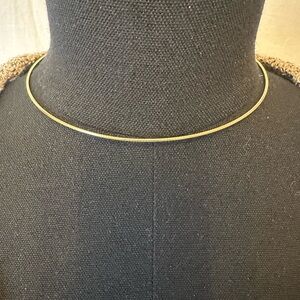 NWT Cookie Lee Gold Tone Snake Chain Choker Necklace Minimalist